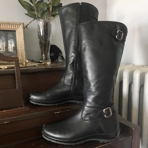 La Canadienne Tall Lined Leather Boots - 7.5 🇨🇦